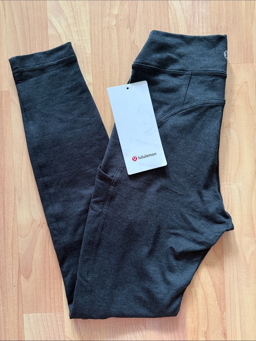NWT Lululemon Softy Suedey High-Rise Tight Leggings 25" Size 4 Black